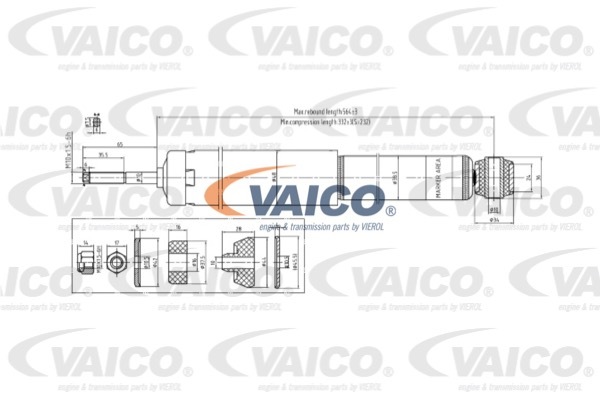 Amortyzator VAICO V40-0689