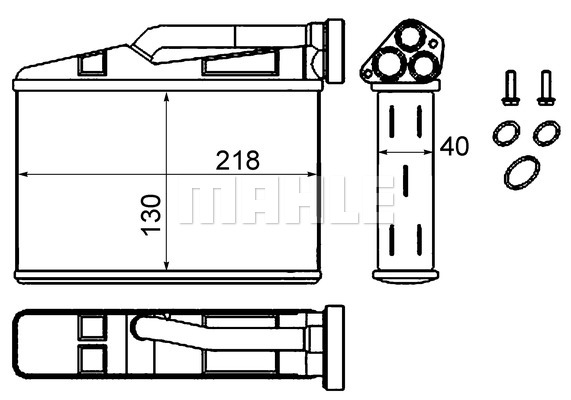 Nagrzewnica MAHLE AH 240 000S