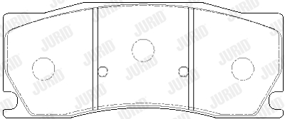 Klocki hamulcowe JURID 573861J