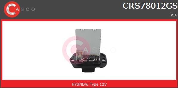 Opornik wentylatora CASCO CRS78012GS