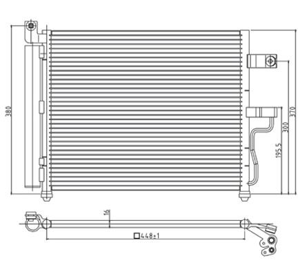 Skraplacz klimatyzacji HART 605 730