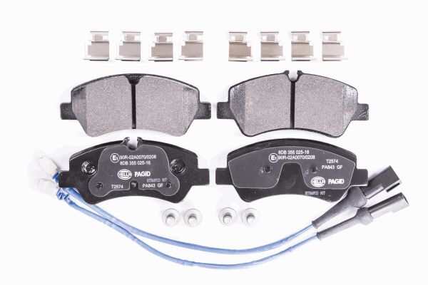 Klocki hamulcowe HELLA 8DB 355 025-161