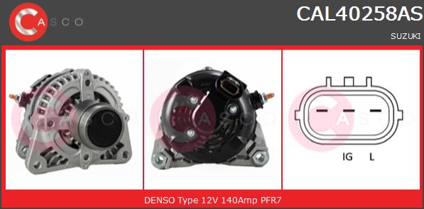 Alternator CASCO CAL40258AS