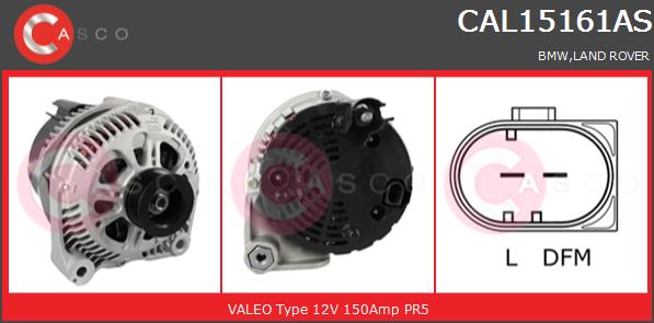 Alternator CASCO CAL15161AS