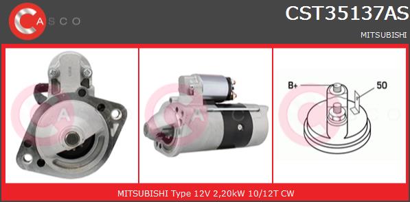 Rozrusznik CASCO CST35137AS