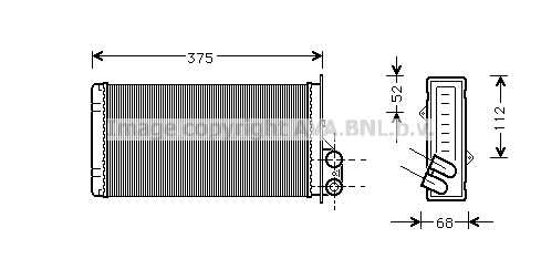 Nagrzewnica AVA QUALITY COOLING RT6226