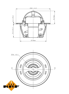 Termostat NRF 725151