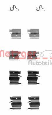 Zestaw akcesoriów montażowych  klocków hamulcowych METZGER 109-1240