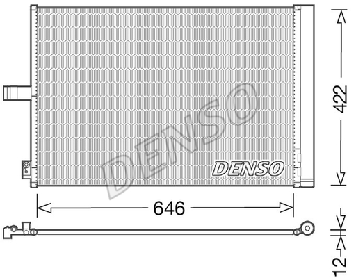 Skraplacz klimatyzacji DENSO DCN17027