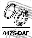 Zestaw naprawczy zacisku FEBEST 0475-DAF