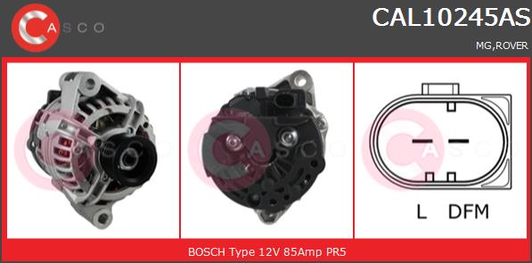 Alternator CASCO CAL10245AS