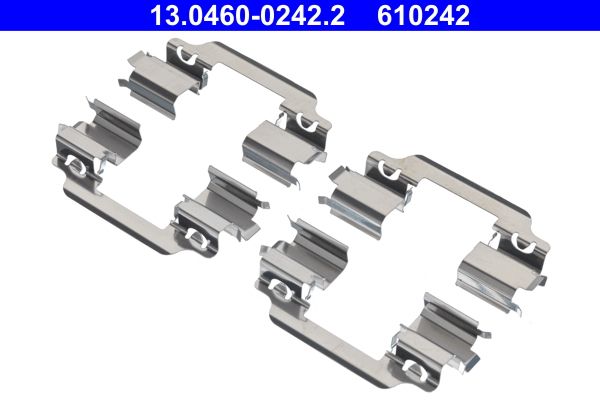 Zestaw akcesoriów montażowych  klocków hamulcowych ATE 13.0460-0242.2