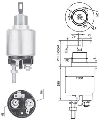 Elektromagnes rozrusznika MAGNETI MARELLI 940113050325