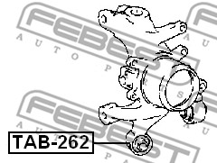 Tuleja wahacza FEBEST TAB-262