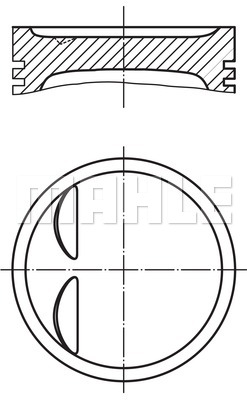 Tłok MAHLE 028 PI 00143 002