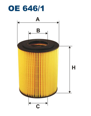 Filtr oleju FILTRON OE646/1