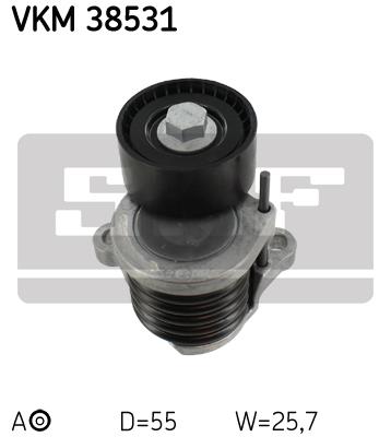Rolka napinacza paska osprzętu SKF VKM 38531