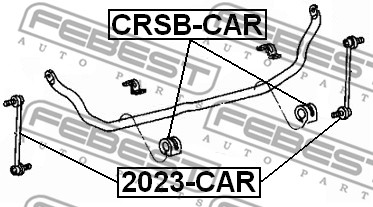 Łącznik stabilizatora FEBEST 2023-CAR