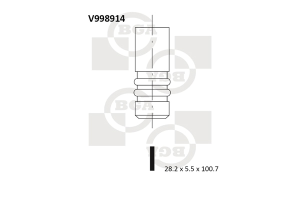 Zawór ssący BGA V998914