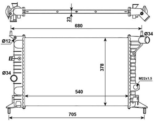 Chłodnica NRF 509516
