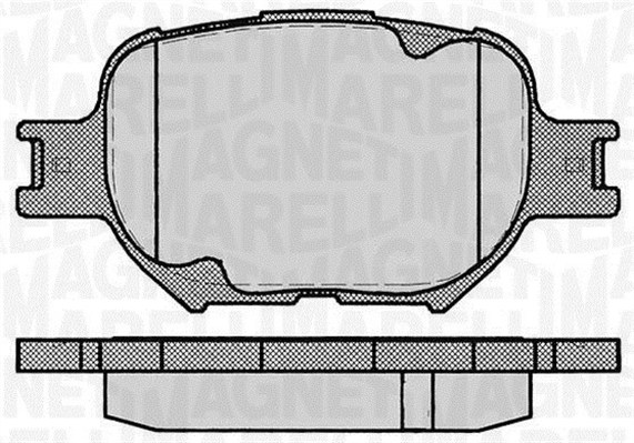 Klocki hamulcowe MAGNETI MARELLI 363916060493