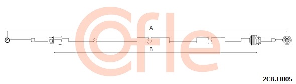 Linka dźwigni zmiany biegów COFLE 92.2CB.FI005