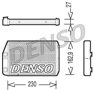 Nagrzewnica DENSO DRR09034