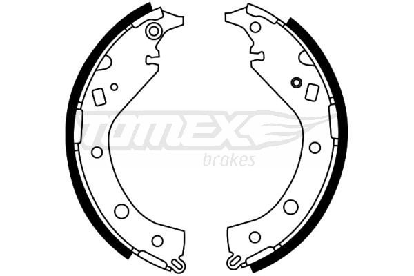 Szczęki hamulcowe TOMEX BRAKES TX 22-07