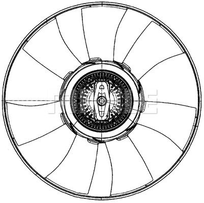 Wentylator MAHLE CFF 501 000P