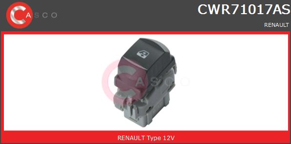 Przełącznik podnośnika szyby CASCO CWR71017AS