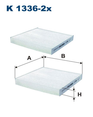Filtr kabinowy FILTRON K 1336-2x