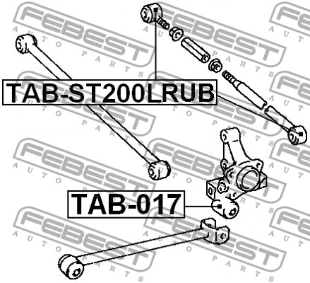 Tuleja wahacza FEBEST TAB-ST200LRUB