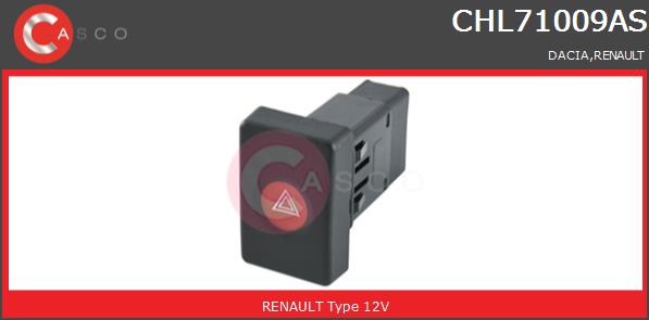 Włącznik świateł awaryjnych CASCO CHL71009AS