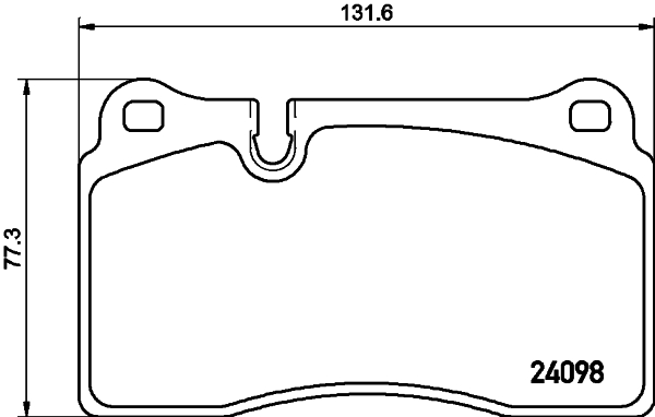 Klocki hamulcowe HELLA 8DB 355 011-851