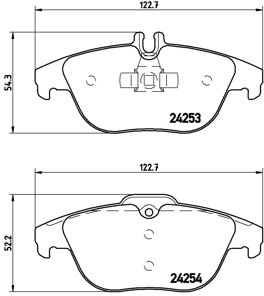 Klocki hamulcowe BREMBO P 50 068X