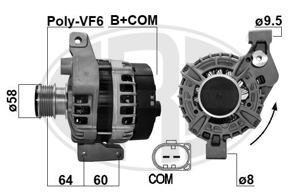 Alternator ERA 209623