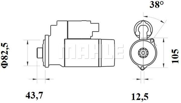 Rozrusznik MAHLE MS 140