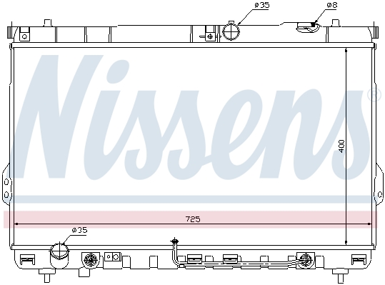 Chłodnica NISSENS 67036