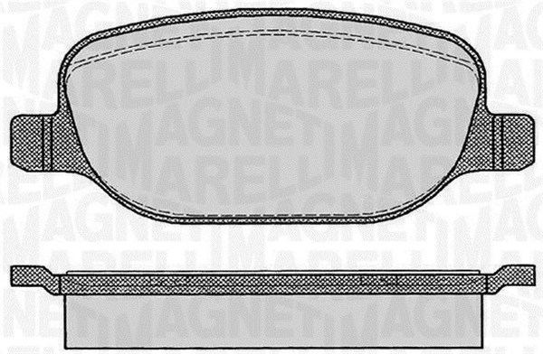 Klocki hamulcowe MAGNETI MARELLI 363916060114