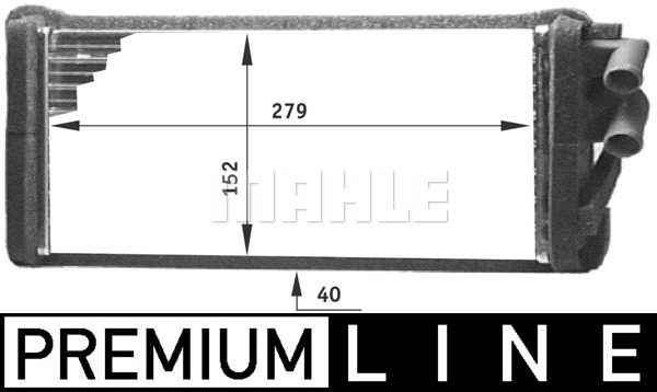 Nagrzewnica MAHLE AH 98 000P
