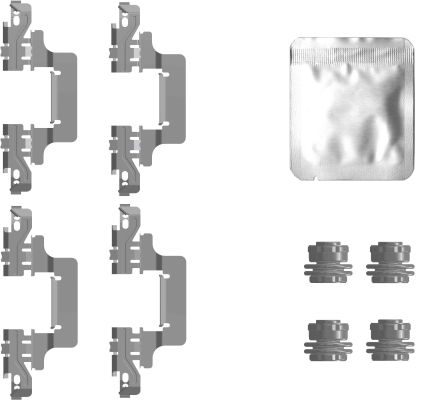 Zestaw akcesoriów montażowych  klocków hamulcowych TEXTAR 82557900