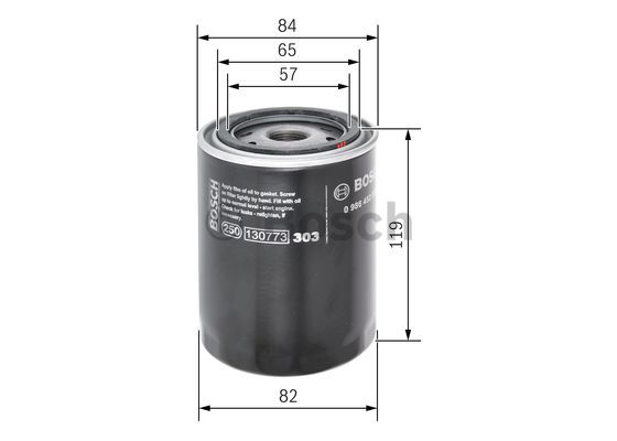 Filtr oleju BOSCH 0 986 452 000