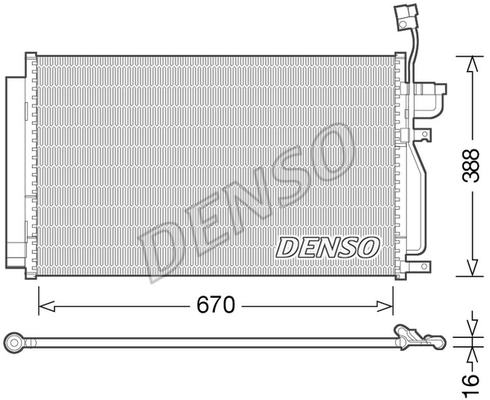 Skraplacz klimatyzacji DENSO DCN15002
