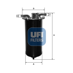 Filtr paliwa UFI 55.411.01