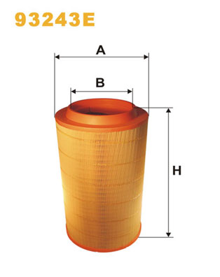 Filtr powietrza WIX FILTERS 93243E