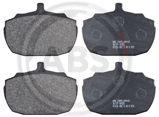 Klocki hamulcowe A.B.S. 36139
