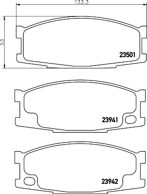 Klocki hamulcowe HELLA 8DB 355 010-561