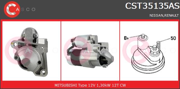 Rozrusznik CASCO CST35135AS