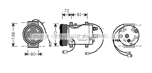 Kompresor klimatyzacji AVA QUALITY COOLING AIAK179