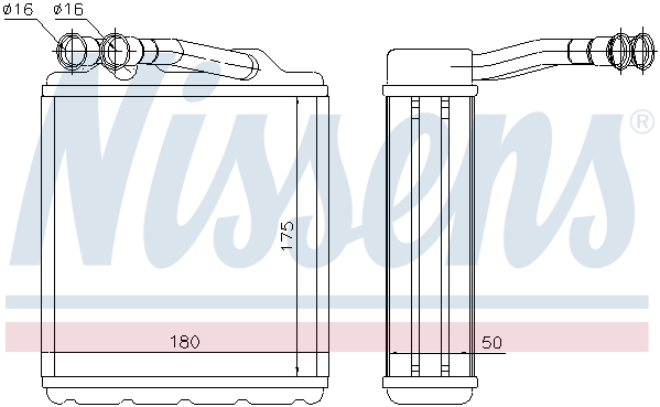 Nagrzewnica NISSENS 73464